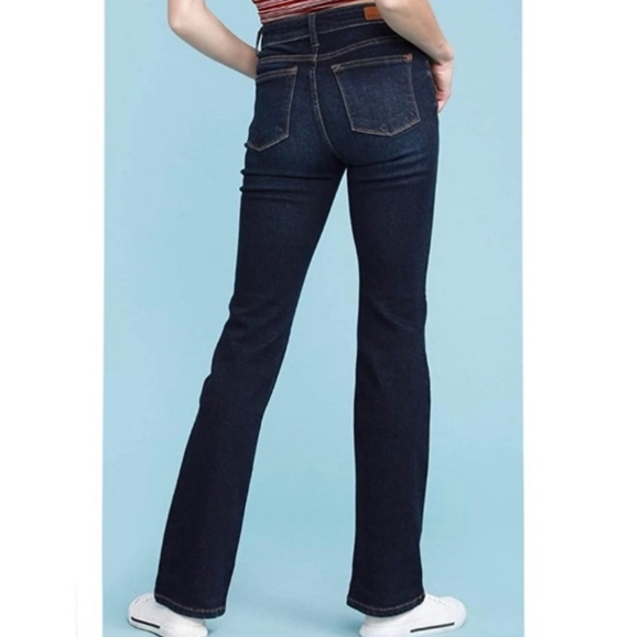 Judy Blue Whiskered Dark Wash Bootcut Jeans Women's Size 13/31 Frayed Hems - Picture 2 of 13